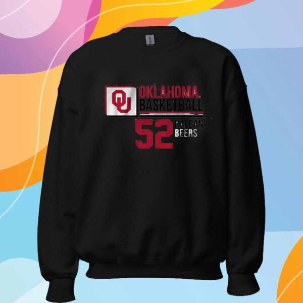 OKLAHOMA BASKETBALL RAEGAN BEERS 52 T-SHIRT