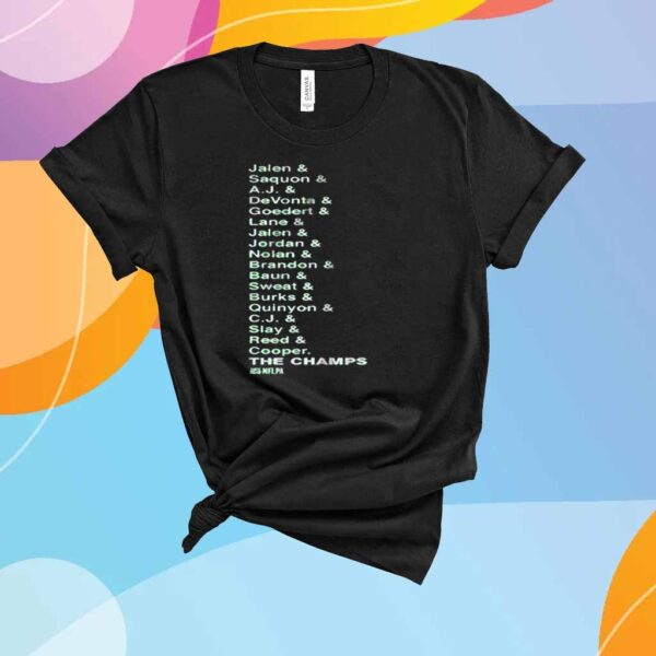 PHILADELPHIA FOOTBALL THE CHAMPS LIST SHIRT