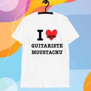 Paramore I Love Guitariste Moustachu T-Shirt