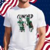 Philadelphia Eagles Clinched Reed Blankenship Ft CJ Gardner-Johnson Shirt