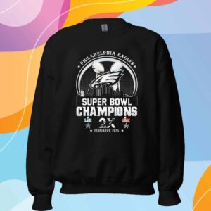 Philadelphia Eagles Super Bowl LIX Champions 2X T-Shirt