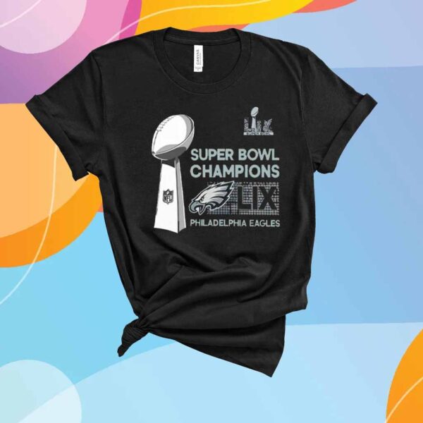 Philadelphia Eagles Super Bowl LIX Champions T-Shirt