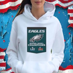 Philadelphia Eagles WinCraft Two-Time Super Bowl Champions T-Shirt