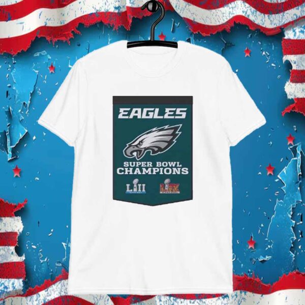 Philadelphia Eagles WinCraft Two-Time Super Bowl Champions T-Shirt