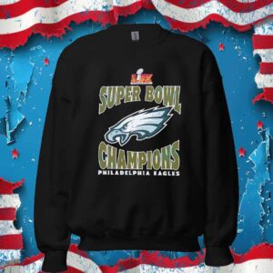 Philadelphia Eagles team Super Bowl champions 2025 T-Shirt