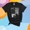 Pitbull Dad Shirt Pit Dad American Flag T-Shirt