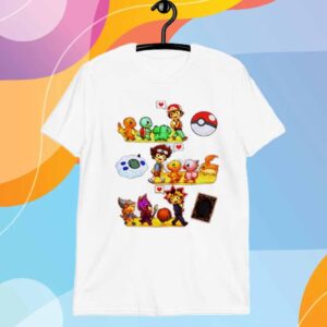 Pokemon Digimon Yugioh Starters Childhood Memory T-Shirt