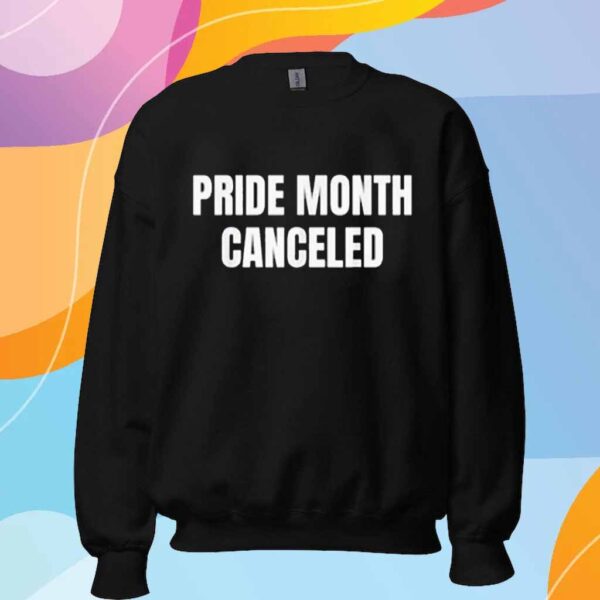 Pride Month Canceled Funny trump Presidential T-Shirt