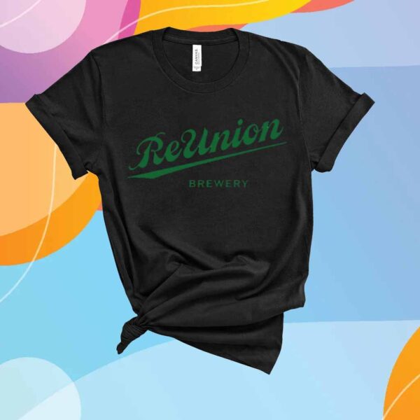 REUNION BREWERY TEXT T-SHIRT