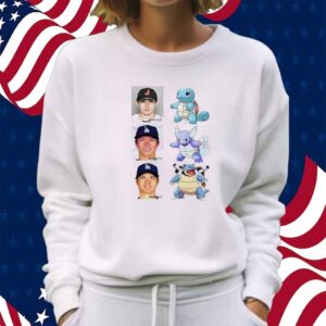 Roki Sasaki Yoshinobu Yamamoto Shohei Ohtani Pokemon Shirt