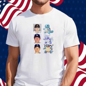 Roki Sasaki Yoshinobu Yamamoto Shohei Ohtani Pokemon Shirt