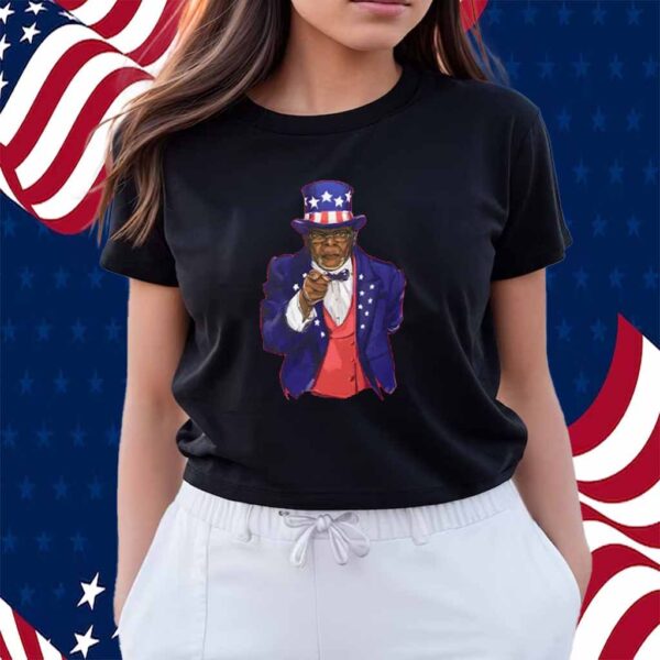 Sam Jackson Uncle Sam Super Bowl LIX Halftime Show Shirt