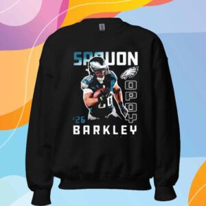 Saquon Barkley Philadelphia Eagles 2024 Offensive Player Of The Year NFL Season T-Shirt