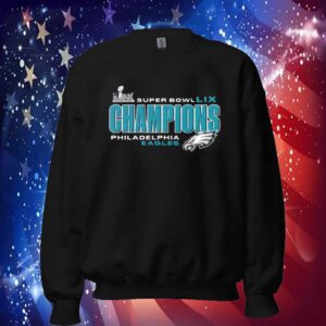 Super Bowl LIX Champions Philadelphia Eagles logo T-Shirt