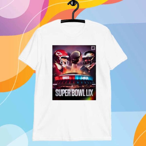 Super Bowl Lix Mahomes Vs Hurts Poster T-Shirt