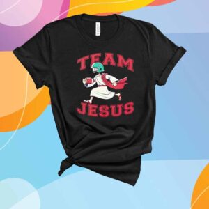 Team Jesus Football Lover Christian Faith Bible T-Shirt