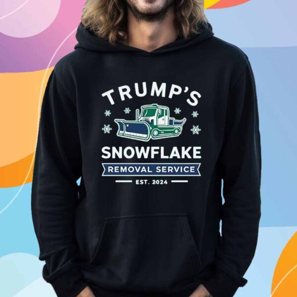 Trump 2024 Snowflake Removal Service Funny Trump T-Shirt