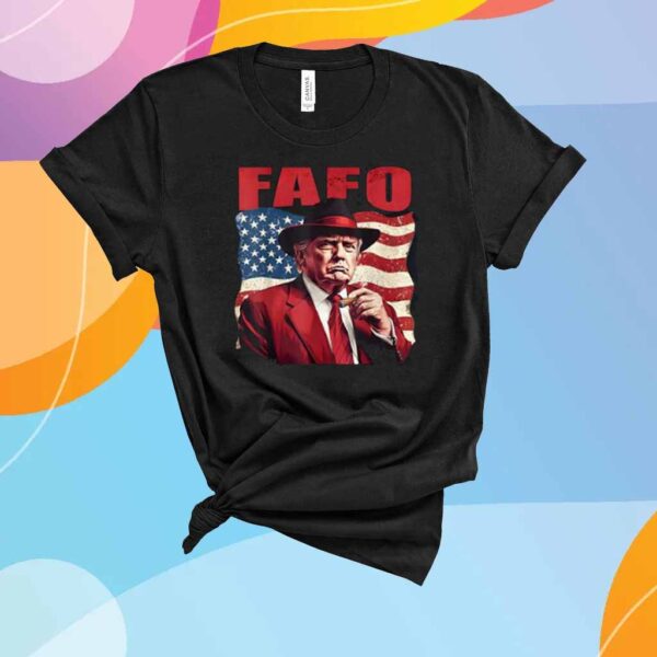 Trump FAFO Shirt F Around Find Out US Flag Vintage T-Shirt