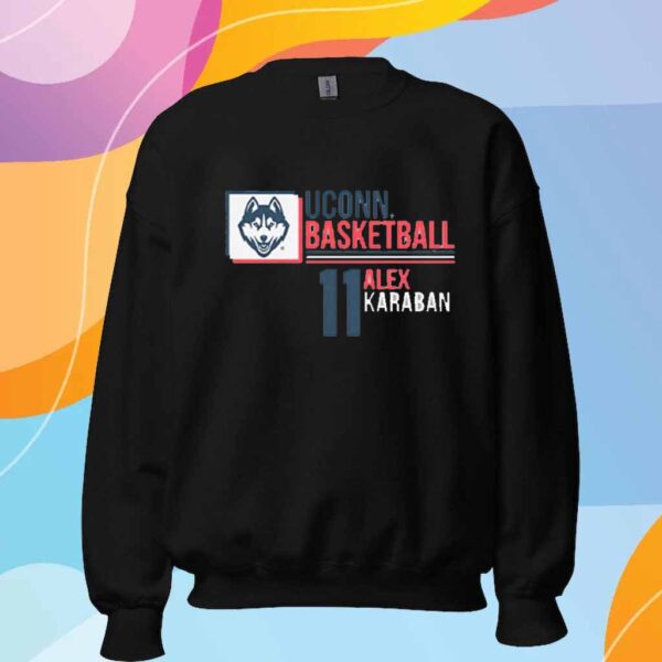 UCONN BASKETBALL ALEX KARABAN 11 T-SHIRT