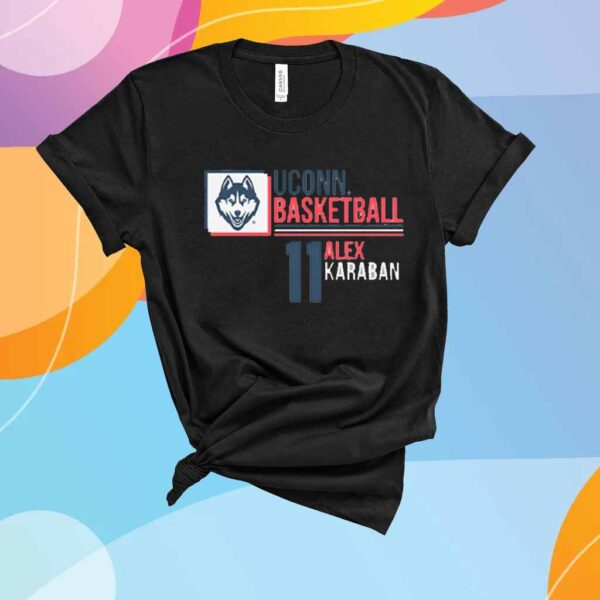 UCONN BASKETBALL ALEX KARABAN 11 T-SHIRT