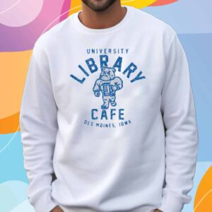 UNIVERSITY LIBRARY CAFE BULLDOG T-SHIRT