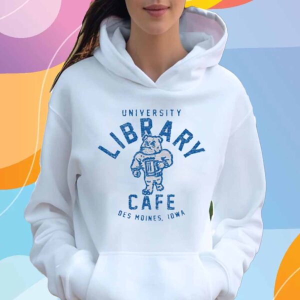 UNIVERSITY LIBRARY CAFE BULLDOG T-SHIRT