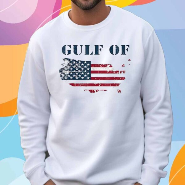 Vintage Gulf Of United States Of America Flag 2025 T-Shirt