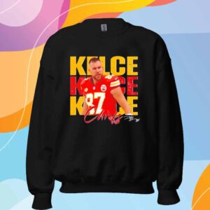 Vintage Travis Kelce 87 Kansas City Chiefs Football Players T-Shirt