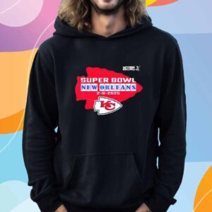 Super Bowl New Orleans Feb 9 2025 Chiefs Logo T-Shirt