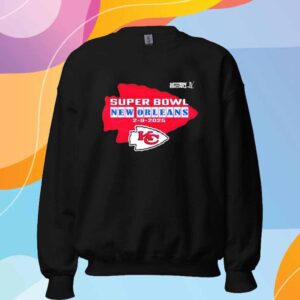 Super Bowl New Orleans Feb 9 2025 Chiefs Logo T-Shirt