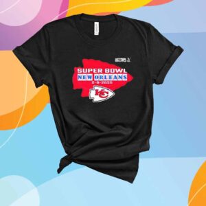 Super Bowl New Orleans Feb 9 2025 Chiefs Logo T-Shirt